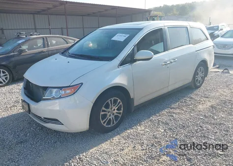 2014 Honda Odyssey Ex-L from USA, damaged, VIN 5FNRL5H60EB062530